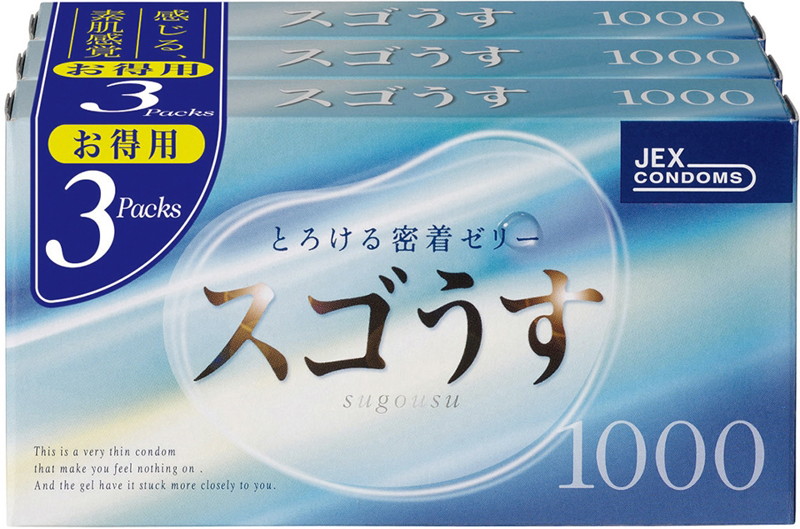 スゴうす1000 3P（12個入り 3パック） - アダルトグッズ - 大人のおもちゃ通販