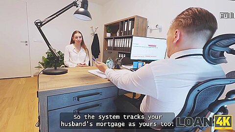 Hot Customer Wanted To Get A Loan, But Got Fanal Sexed Eventually. Sexy Sex With Arina Shy