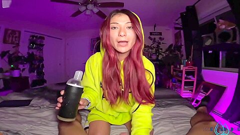 Nice Huge Cock Stepbro Fucks His Teen 18+ Stepsis Close Up Pov